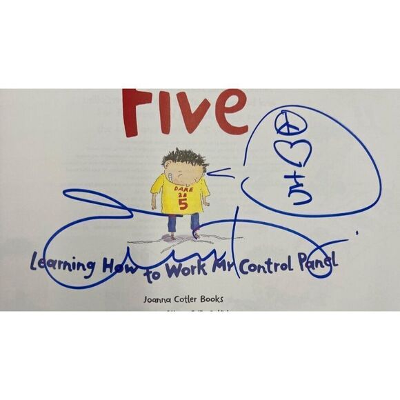 Signed "It's Hard To Be Five" By Jamie Lee Curtis   JSA COA - Picture 4 of 7